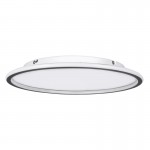 Fynar ‎Minimalist Black Round Led Thin Flush Mount Ceiling Light