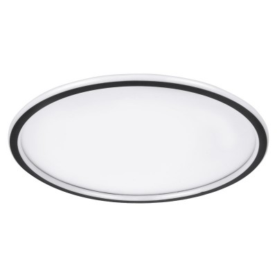 Fynar ‎Minimalist Black Round Led Thin Flush Mount Ceiling Light