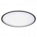 Fynar ‎Minimalist Black Round Led Thin Flush Mount Ceiling Light