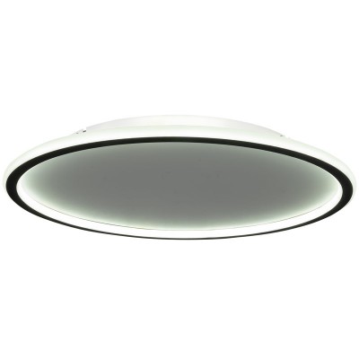 Fynar ‎Minimalist Black Round Led Thin Flush Mount Ceiling Light