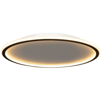 Fynar ‎Minimalist Black Round Led Thin Flush Mount Ceiling Light