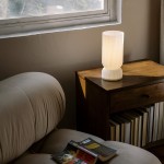 Gravix White Stripe 3D Printed Desk Lamp Gravix White Stripe 3D Printed Desk Lamp