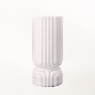 Gravix White Stripe 3D Printed Desk Lamp Gravix White Stripe 3D Printed Desk Lamp