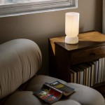 Gravix White Stripe 3D Printed Desk Lamp Gravix White Stripe 3D Printed Desk Lamp