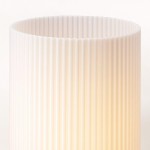 Gravix White Stripe 3D Printed Desk Lamp Gravix White Stripe 3D Printed Desk Lamp