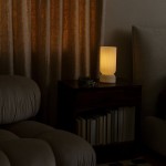 Gravix White Stripe 3D Printed Desk Lamp Gravix White Stripe 3D Printed Desk Lamp