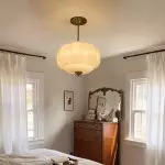 Ozita Retro Semi-Flush Mount Eloise Pendant Light