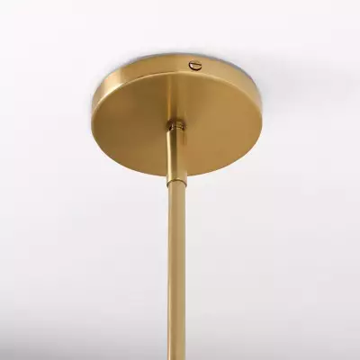 Ithrax Light Bronze Metal Lotus Leaves Chandelier