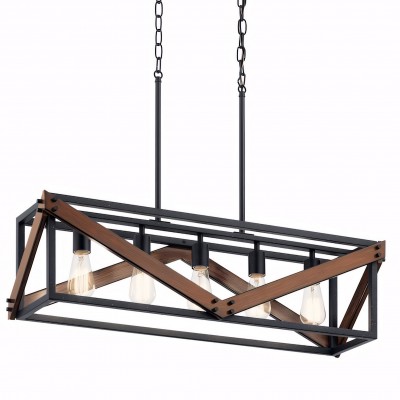 Karnor Vintage Cage Dry Rated Chandelier