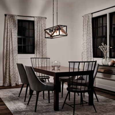 Karnor Vintage Cage Dry Rated Chandelier