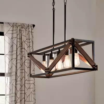 Karnor Vintage Cage Dry Rated Chandelier Karnor Vintage Cage Dry Rated Chandelier