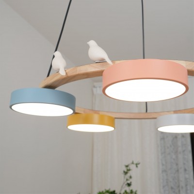 Myrithor Macarons Bird Woon Round Chandelier Myrithor Macarons Bird Woon Round Chandelier