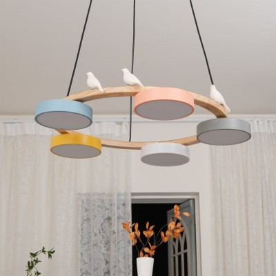 Myrithor Macarons Bird Woon Round Chandelier Myrithor Macarons Bird Woon Round Chandelier