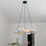 Myrithor Macarons Bird Woon Round Chandelier