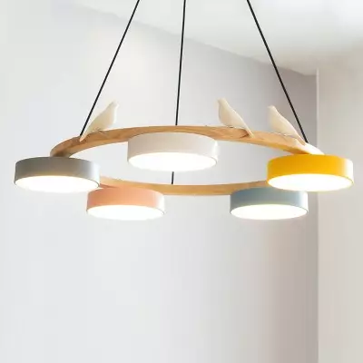 Myrithor Macarons Bird Woon Round Chandelier Myrithor Macarons Bird Woon Round Chandelier