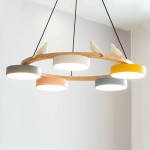 Myrithor Macarons Bird Woon Round Chandelier