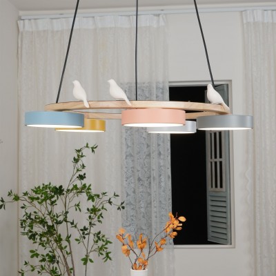 Myrithor Macarons Bird Woon Round Chandelier Myrithor Macarons Bird Woon Round Chandelier