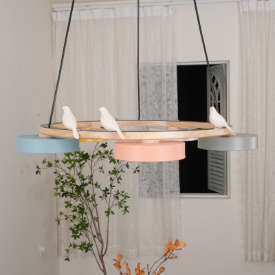 Myrithor Macarons Bird Woon Round Chandelier Myrithor Macarons Bird Woon Round Chandelier