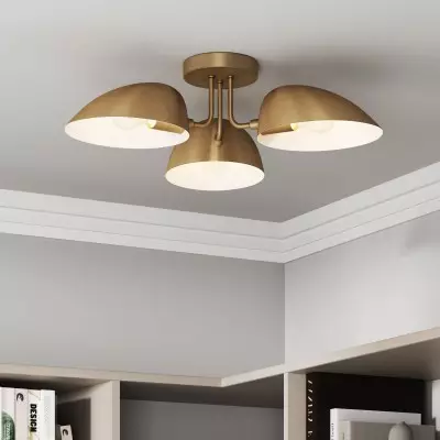Nivor Metal 3 Arm Adjustable Shades Ceiling Light Nivor Metal 3 Arm Adjustable Shades Ceiling Light