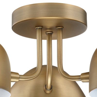 Nivor Metal 3 Arm Adjustable Shades Ceiling Light