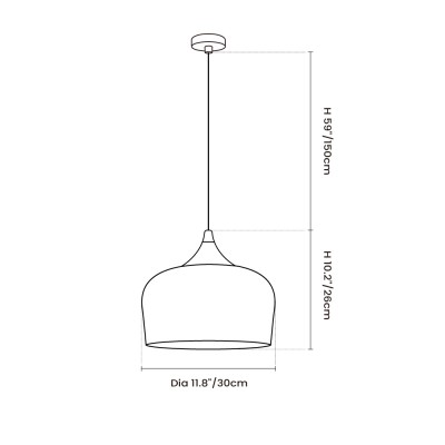 Tiberius CoCo Pendant Light Tiberius CoCo Pendant Light