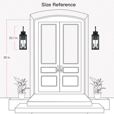 Phelon Large Black Metal Lantern Outdoor Wall Sconce Phelon Large Black Metal Lantern Outdoor Wall Sconce