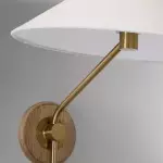 Ulyxor Ash Wood Base Ivory Paper Shade Wall Sconce