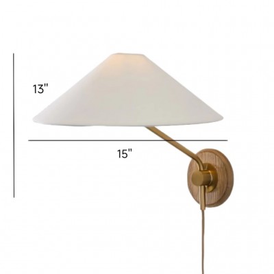 Ulyxor Ash Wood Base Ivory Paper Shade Wall Sconce Ulyxor Ash Wood Base Ivory Paper Shade Wall Sconce