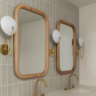 Quylar Texture White Steel shade Aged Brass Wall Sconce Quylar Texture White Steel shade Aged Brass Wall Sconce
