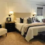 Vynith Battery Opperated White Linen Dimmable Swing Arm Sconce