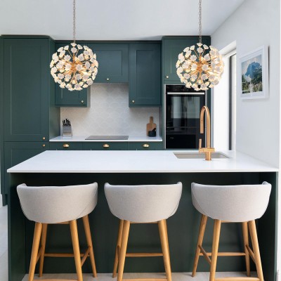 Xyron Handcrafted Porcelain Flower Sphere Chandelier