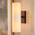 Yorix Alabaster Tube Bronze Finish Wall Sconce Yorix Alabaster Tube Bronze Finish Wall Sconce
