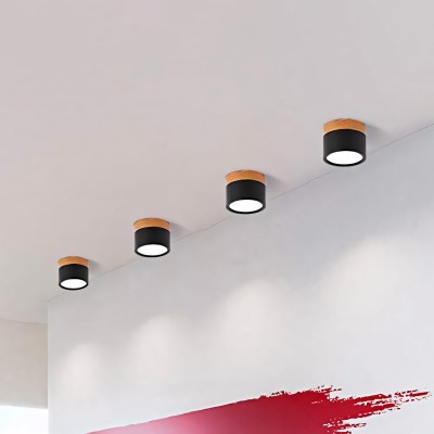 Cyrion Nordic Cylinder LED Flush Mount Ceiling Light Cyrion Nordic Cylinder LED Flush Mount Ceiling Light