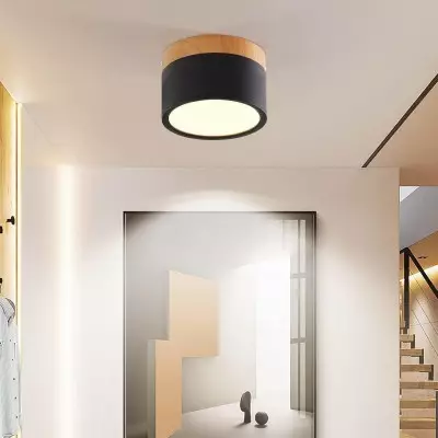 Cyrion Nordic Cylinder LED Flush Mount Ceiling Light Cyrion Nordic Cylinder LED Flush Mount Ceiling Light
