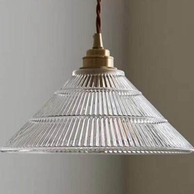 Draxith Retro Japanese Striped Stained Glass Droplight Draxith Retro Japanese Striped Stained Glass Droplight
