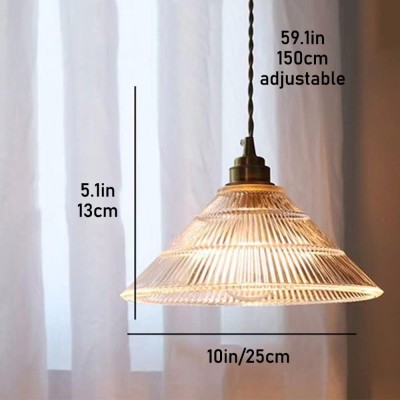 Draxith Retro Japanese Striped Stained Glass Droplight Draxith Retro Japanese Striped Stained Glass Droplight