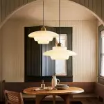 Ritika Vintage Art Cream Multi-Shape Glass Pendant Light Ritika Vintage Art Cream Multi-Shape Glass Pendant Light