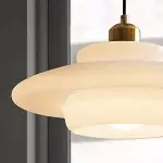 Ritika Vintage Art Cream Multi-Shape Glass Pendant Light Ritika Vintage Art Cream Multi-Shape Glass Pendant Light