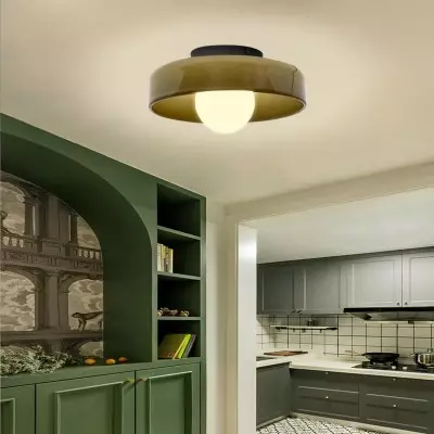 Zayn Colorful Glass Round LED Ceiling Light Zayn Colorful Glass Round LED Ceiling Light