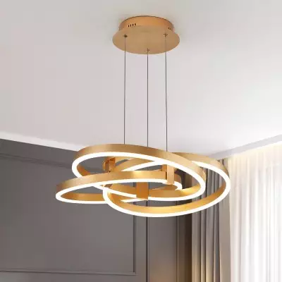 Hyrax Modern Metal Dimmable Led Geometric Chandelier Hyrax Modern Metal Dimmable Led Geometric Chandelier