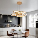 Hyrax Modern Metal Dimmable Led Geometric Chandelier