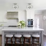 Ixorath Nickel Clear Water Ripple Glass Drum Ceiling Light