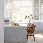 Isidoro Farmhouse Tiered Linen Drum Pendant