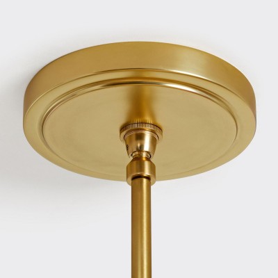 Isidoro Farmhouse Tiered Linen Drum Pendant Isidoro Farmhouse Tiered Linen Drum Pendant