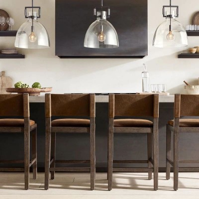 Bellamy Farmhouse Glass Pendant Lighting for Kitchen Island Bellamy Farmhouse Glass Pendant Lighting for Kitchen Island