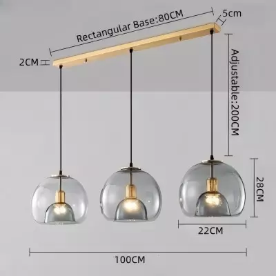 Priya Farmhouse Glass Kitchen Ceiling/Pendant Lighting Priya Farmhouse Glass Kitchen Ceiling/Pendant Lighting