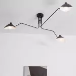 Cadmus Gold Textile Lamp Shade Semi Flush Mount Lighting Cadmus Gold Textile Lamp Shade Semi Flush Mount Lighting