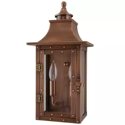 Orynth Vintage Solid Brass Wet Rated Lantern Sconce Orynth Vintage Solid Brass Wet Rated Lantern Sconce