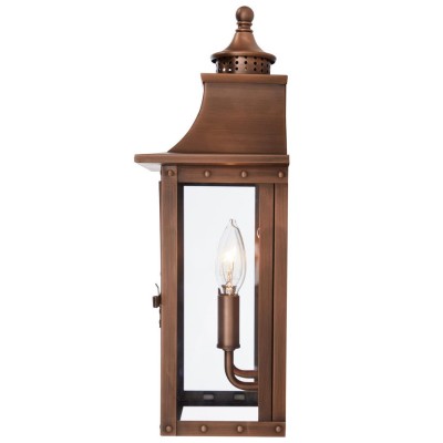 Orynth Vintage Solid Brass Wet Rated Lantern Sconce Orynth Vintage Solid Brass Wet Rated Lantern Sconce