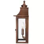 Orynth Vintage Solid Brass Wet Rated Lantern Sconce